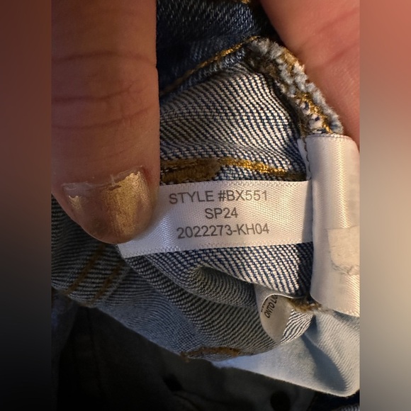 J. Crew Flare Crop Mid Rise Medium Wash Blue All Day Stretch Jeans size 32 - Picture 6 of 6